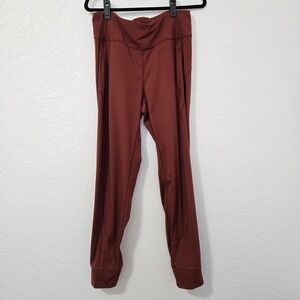 Athleta M Tall Brown Womens Distance Joggers‎ Activewear Workout
